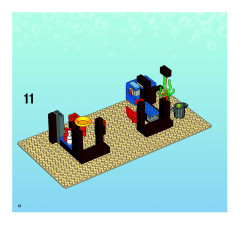 LEGO 3825 instructions page 18 – build guide