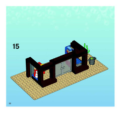 LEGO 3825 instructions page 22 – build guide