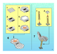 LEGO 3825 instructions page 28 – build guide