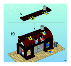 LEGO 3825 instructions page 29 – build guide