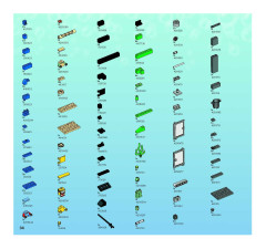 LEGO 3825 instructions page 34 – build guide