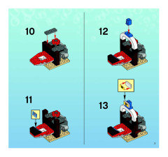 LEGO 3825 instructions page 7 – build guide