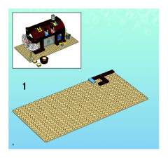 LEGO 3825 instructions page 8 – build guide