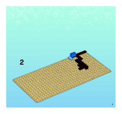 LEGO 3825 instructions page 9 – build guide
