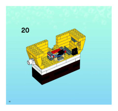 LEGO 3826 instructions page 14 – build guide