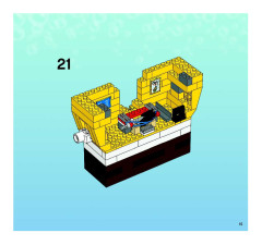 LEGO 3826 instructions page 15 – build guide