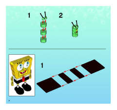 LEGO 3826 instructions page 2 – build guide