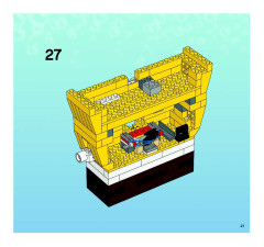 LEGO 3826 instructions page 21 – build guide