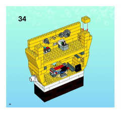 LEGO 3826 instructions page 28 – build guide