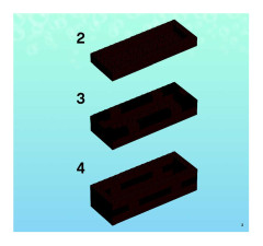 LEGO 3826 instructions page 3 – build guide
