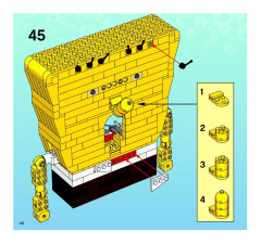 LEGO 3826 instructions page 40 – build guide