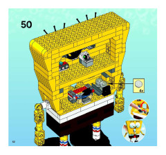 LEGO 3826 instructions page 52 – build guide