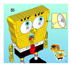 LEGO 3826 instructions page 53 – build guide