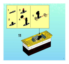 LEGO 3826 instructions page 7 – build guide