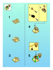 LEGO 3827 instructions page 6 – build guide