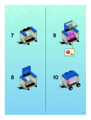 LEGO 3827 instructions page 9 – build guide