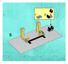 LEGO 3828 instructions page 13 – build guide