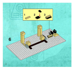 LEGO 3828 instructions page 14 – build guide