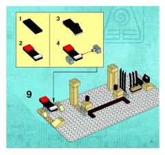 LEGO 3828 instructions page 17 – build guide