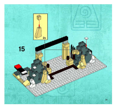 LEGO 3828 instructions page 23 – build guide