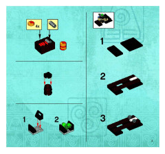 LEGO 3828 instructions page 3 – build guide