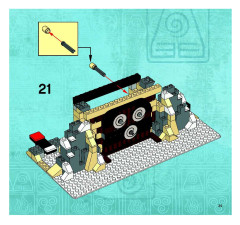 LEGO 3828 instructions page 35 – build guide