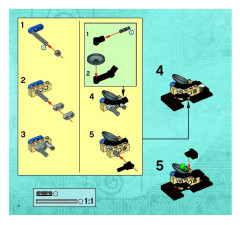 LEGO 3828 instructions page 4 – build guide