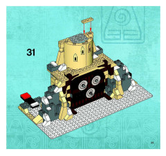 LEGO 3828 instructions page 45 – build guide