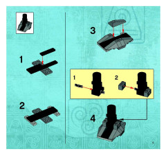 LEGO 3828 instructions page 5 – build guide