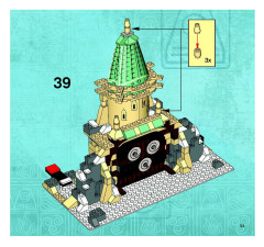 LEGO 3828 instructions page 53 – build guide