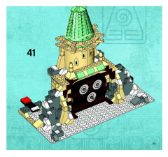 LEGO 3828 instructions page 55 – build guide