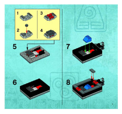 LEGO 3828 instructions page 7 – build guide