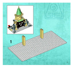 LEGO 3828 instructions page 9 – build guide