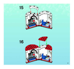 LEGO 3831 instructions page 21 – build guide