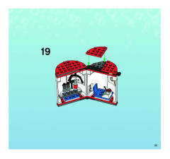 LEGO 3831 instructions page 23 – build guide