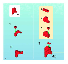 LEGO 3831 instructions page 42 – build guide