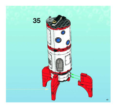 LEGO 3831 instructions page 43 – build guide