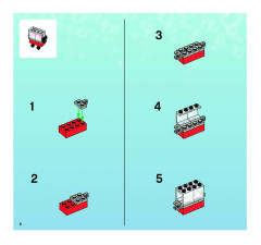 LEGO 3831 instructions page 8 – build guide