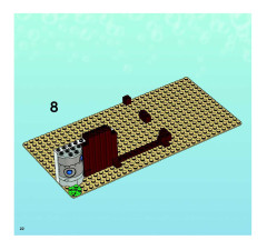LEGO 3832 instructions page 22 – build guide