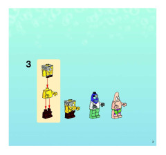 LEGO 3832 instructions page 3 – build guide