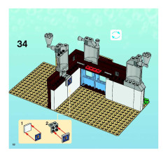 LEGO 3832 instructions page 52 – build guide