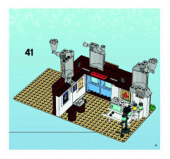 LEGO 3832 instructions page 61 – build guide