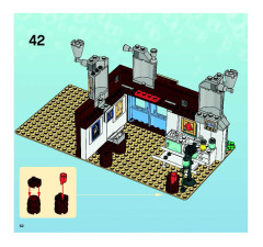 LEGO 3832 instructions page 62 – build guide
