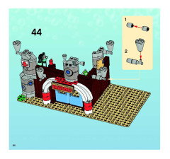 LEGO 3832 instructions page 64 – build guide