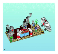 LEGO 3832 instructions page 68 – build guide