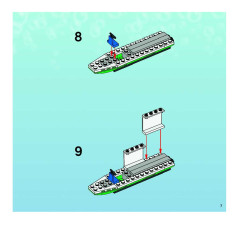 LEGO 3832 instructions page 7 – build guide
