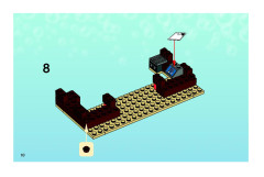 LEGO 3833 instructions page 10 – build guide