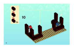 LEGO 3833 instructions page 12 – build guide