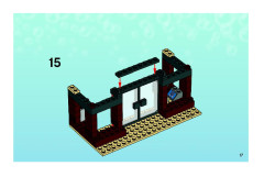 LEGO 3833 instructions page 17 – build guide