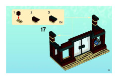 LEGO 3833 instructions page 19 – build guide